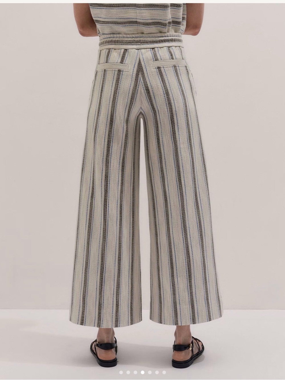 Stripe Crop Track Pant - Picture 2 of 6